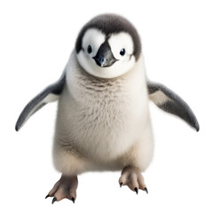 Obraz premium baby penguin isolated on a transparent background