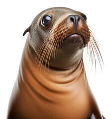 Obraz premium sealion isolated on a transparent background
