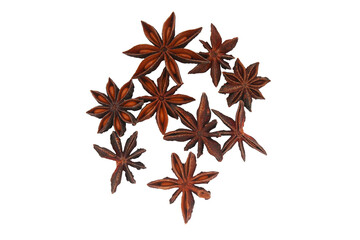 anise star isolated on a transparent background