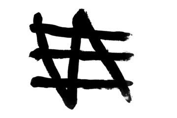 Calligraphy isolated on a transparent background