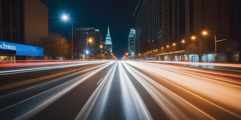 traffic at night