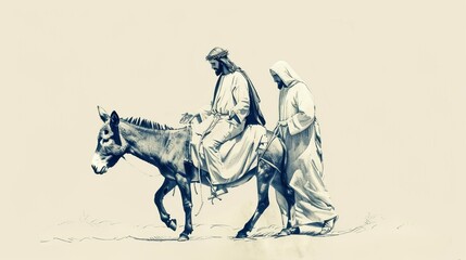 Palm Sunday: Jesus' Triumphant Entry into Jerusalem, Biblical Illustration