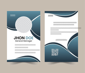 Corporate Id card design template