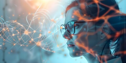 DNA structure and genetic research in biotechnology and medical science. Concept DNA Structure, Genetic Research, Biotechnology, Medical Science