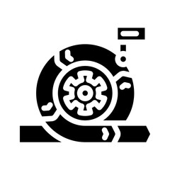 agile methodology analyst glyph icon vector. agile methodology analyst sign. isolated symbol illustration