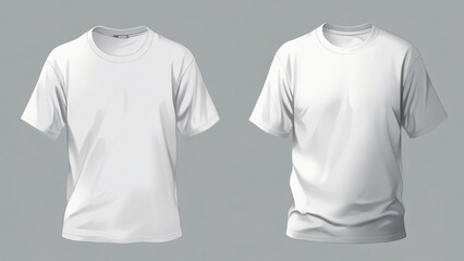 vector background illustration of plain t-shirt front and back