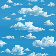 A bunch of clouds in the sky. Suitable for various projects