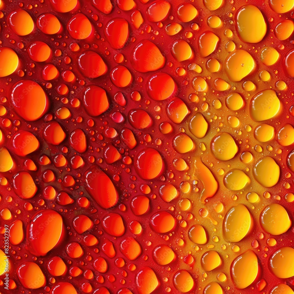 Poster close up of water droplets on a surface. suitable for backgrounds