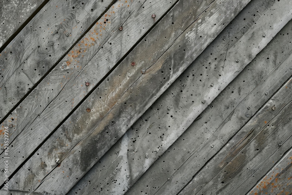 Poster close-up of a wooden floor with a fire hydrant. suitable for urban and safety concepts