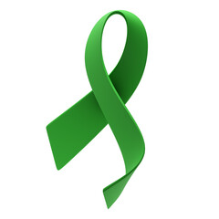 Green ribbon liver cancer awareness symbol health care. Scoliosis awareness day. June 26. Annual health awareness concept for banner, poster, card and background design