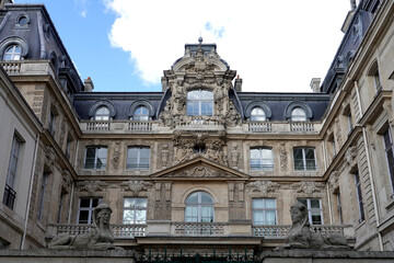 Obraz premium Hôtel Fieubet devenu école Massillon à Paris dans le Marais