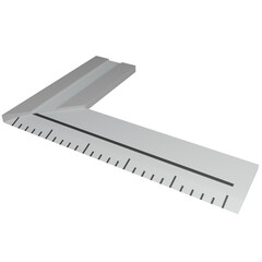 Cute And Attractive Ruler Stationery 3D Icon