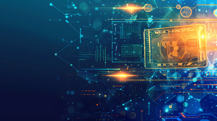 Financial innovation online banking wealth vector image