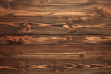 Wooden planks with a burnt finish highlighting grain patterns in dark and light brown contrasts