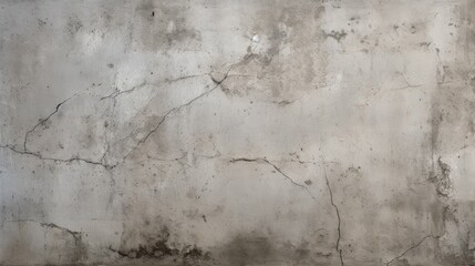 Obraz premium weathered grey cement wall with subtle cracks and imperfections, 