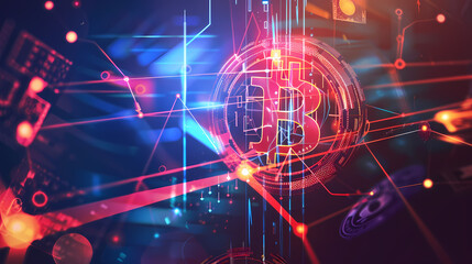 Financial innovation online banking wealth vector image