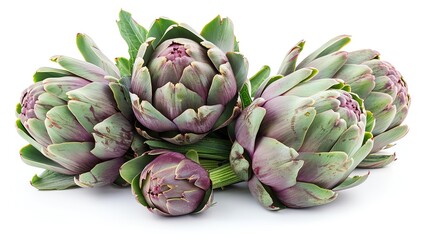 Obraz premium artichoke on isotate white back background
