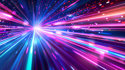 Obraz premium Abstract speed technology concept background vector image