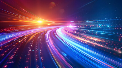 Obraz premium Abstract speed technology concept background vector image