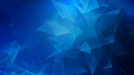 Fototapeta premium Captivating Geometric Template Backdrop with Vibrant Blue Polygon Shapes and Mesmerizing Gradient Effects