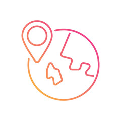 Pin Location vector icon