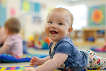 Obraz premium Baby with early education.