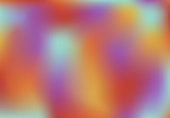 Red orange blue violet background. Sunburn flaming purple sapphire mockup poster. Aquamarine lavender periwinkle apricot burgundy printing sample. Colorful yoga illustration. 7 chakras glow pattern.