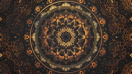 Mandala pattern wallpaper