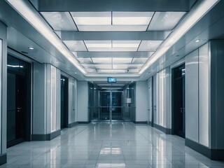 Fototapeta premium A Tale of Two Lobbies_Contrasting Moods in Hotels & Offices 2