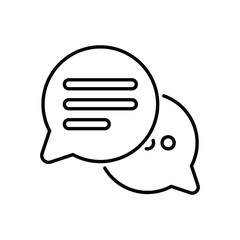Chat Bubble vector icon