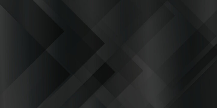 Luxury abstract black background business and technology concept, Luxury modern seamless abstract geometric black pattern, empty black and white tiles on black background with space.	
