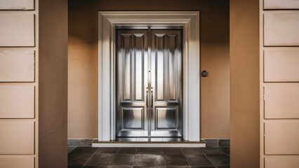 Pristine Stainless Steel Front Door Installation