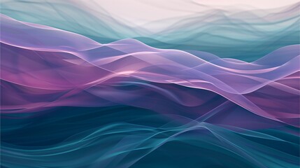 Obraz premium Gradient Waves pattern, colorful background.