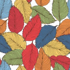 Fototapeta premium autumn leaves background