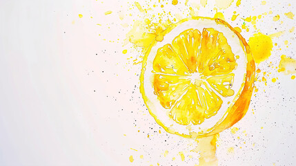 watercolor_lemon_on_white_background
