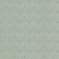Seamless abstract geometry hand drawn triangle pattern. Vector background