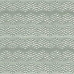 Seamless abstract geometry hand drawn triangle pattern. Vector background