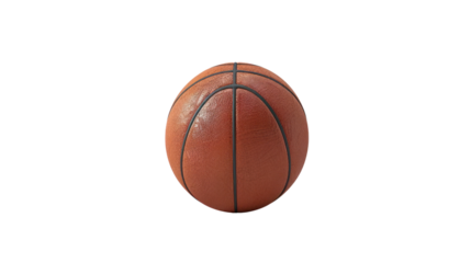 basketball on a white background