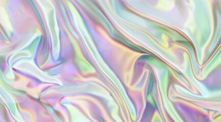 Crumpled holographic paper
