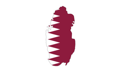 Map of Qatar