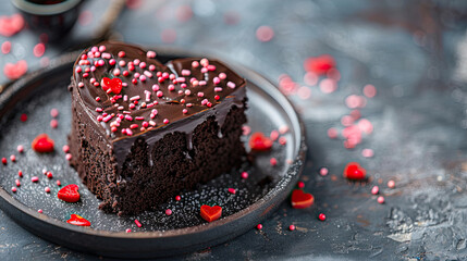 heart shaped cake