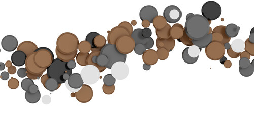  Multicolored confetti on white