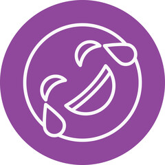 Giggle Gallery line circle icon