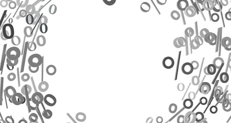 sale digital percent in transparent