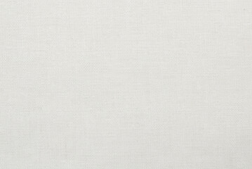 Close-Up of White Cotton Fabric Texture, Seamless Natural Textile Pattern