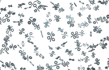 sale digital percent in transparent