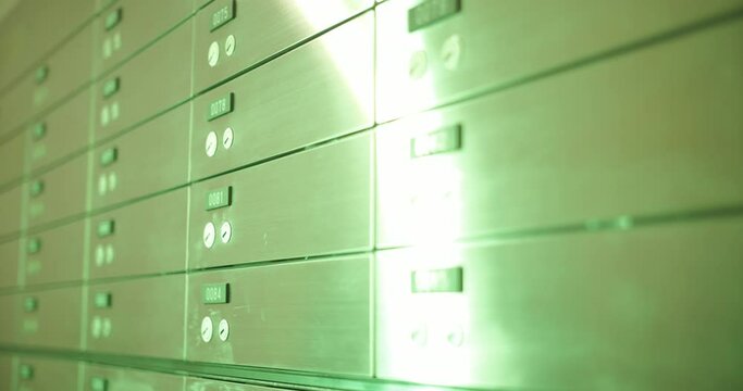Bank vault, depository, repository, deposit, safe box