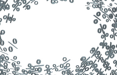 sale digital percent in transparent