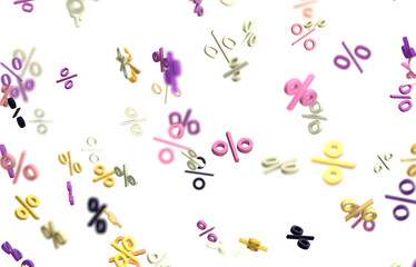 sale digital percent in transparent