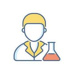 Scientist vector icon